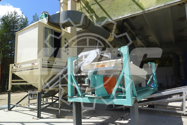 biomass pellet cooler&roto sifter