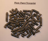 Waste Paper Pellets
