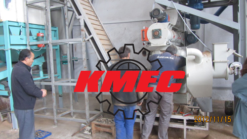 installing ring die pellet mill