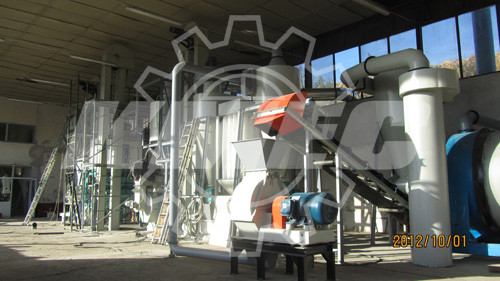 sawdust pellet plant