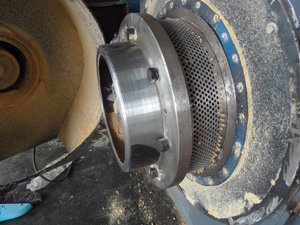 sawdust pellet ring die