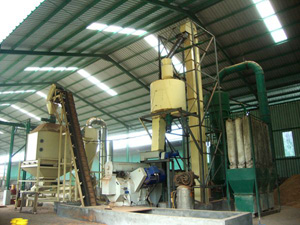 wood pelleting plant