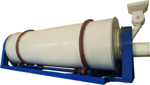 three layers rotary drum dryer