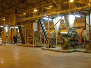 wood pellet production line